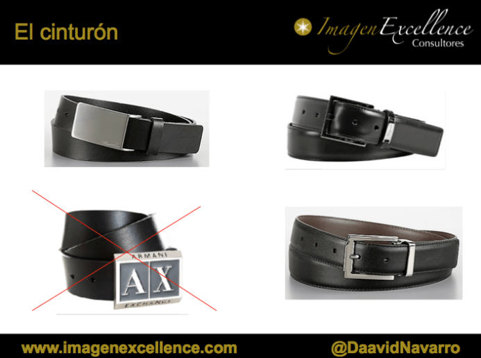 Errores de imagen cinturon hombres