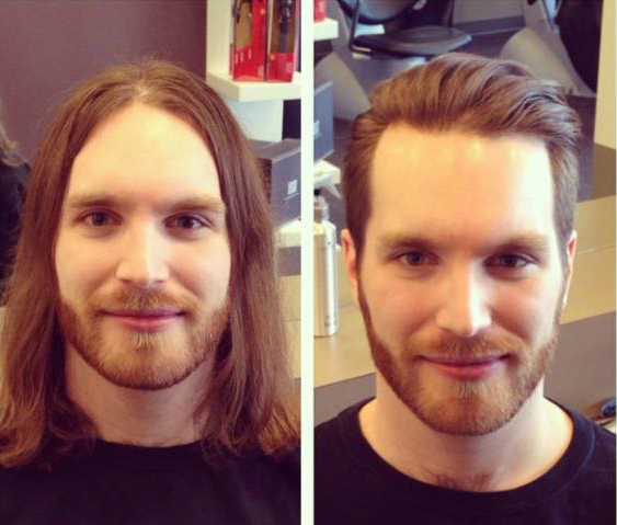 Corte cabello moderno y elegante